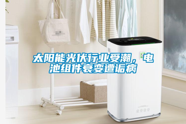 太陽(yáng)能光伏行業(yè)受潮，電池組件衰變?cè)庠嵅?/></p>
						    <p style=