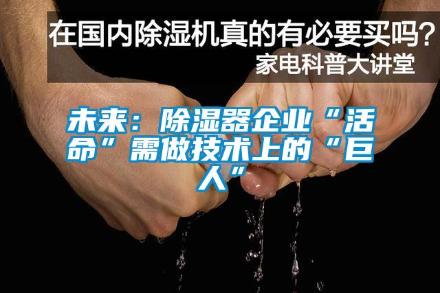 未來：除濕器企業“活命”需做技術上的“巨人”