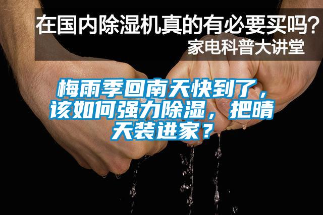 梅雨季回南天快到了，該如何強(qiáng)力除濕，把晴天裝進(jìn)家？