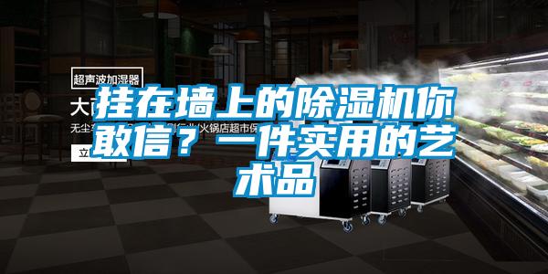 掛在墻上的除濕機你敢信？一件實用的藝術品