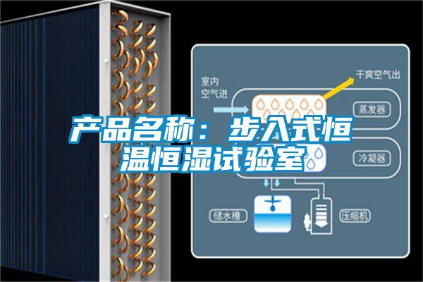 產品名稱：步入式恒溫恒濕試驗室