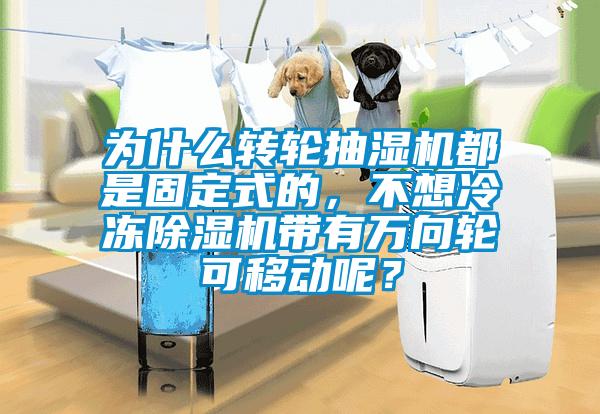 為什么轉輪抽濕機都是固定式的，不想冷凍除濕機帶有萬向輪可移動呢？