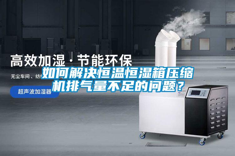 如何解決恒溫恒濕箱壓縮機(jī)排氣量不足的問題？