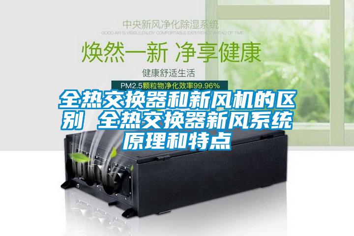 全熱交換器和新風機的區別 全熱交換器新風系統原理和特點