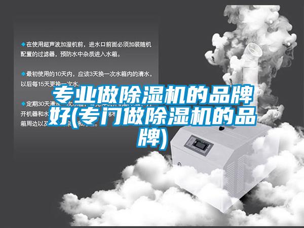 專業做除濕機的品牌好(專門做除濕機的品牌)