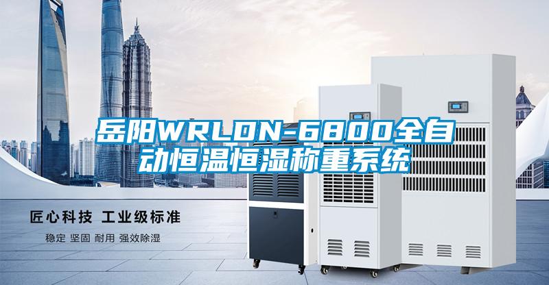 岳陽WRLDN-6800全自動恒溫恒濕稱重系統