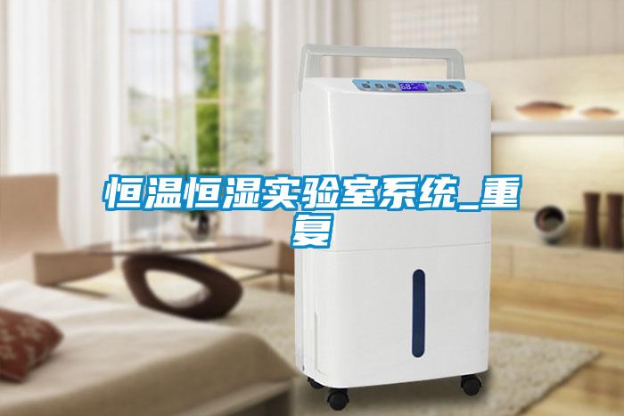 恒溫恒濕實驗室系統_重復