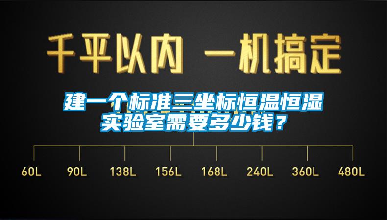 建一個標準三坐標恒溫恒濕實驗室需要多少錢？