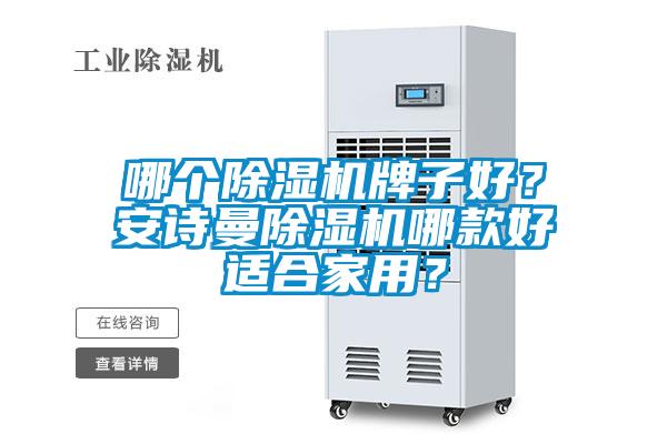 哪個除濕機牌子好？安詩曼除濕機哪款好適合家用？