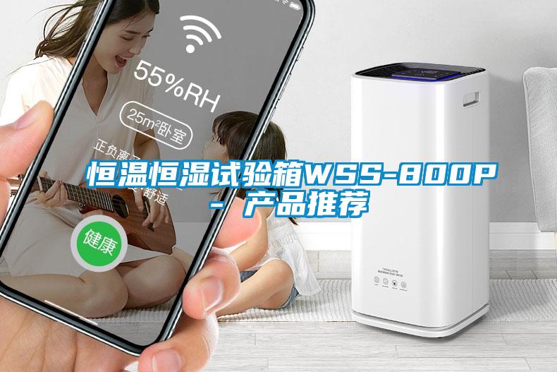 恒溫恒濕試驗箱WSS-800P - 產品推薦