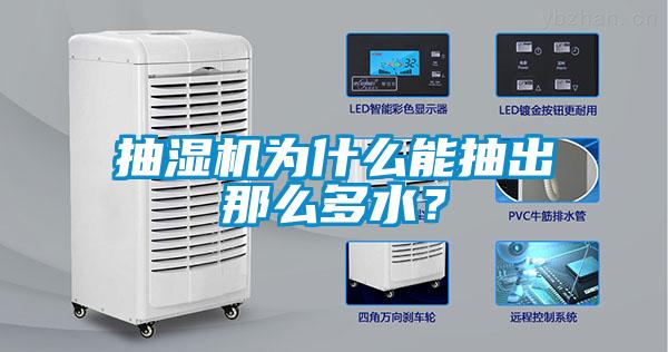 抽濕機為什么能抽出那么多水？