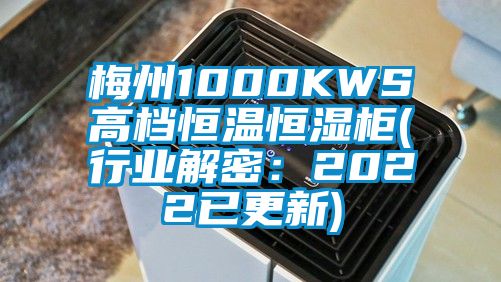 梅州1000KWS高檔恒溫恒濕柜(行業解密：2022已更新)