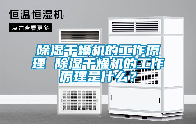 除濕干燥機的工作原理 除濕干燥機的工作原理是什么？