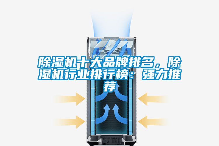 除濕機十大品牌排名，除濕機行業排行榜：強力推薦