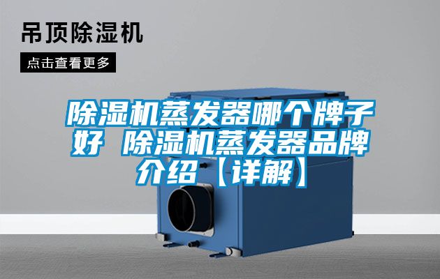 除濕機蒸發器哪個牌子好 除濕機蒸發器品牌介紹【詳解】